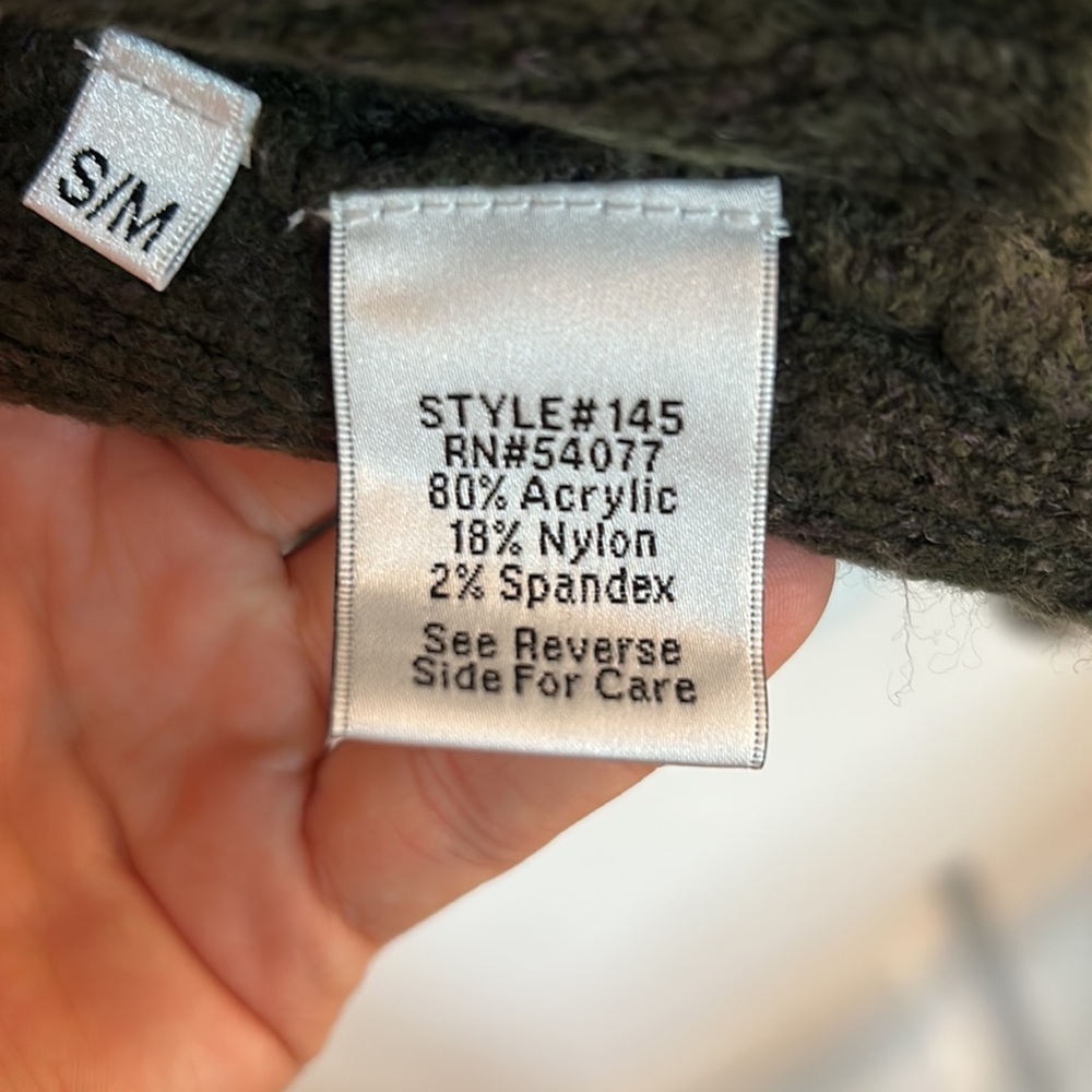 Cabi Green Open Front Oversized Sweater Cardigan - image 2